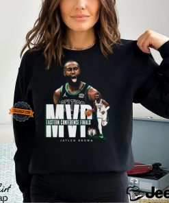 Jaylen Brown wins Larry Bird Trophy for 2024 Eastern Conference Finals MVP shirt