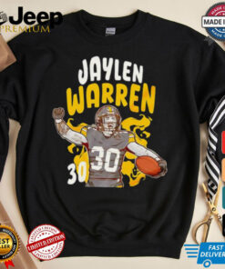 Jaylen Warren 30 Pittsburgh Steelers football graphic shirt