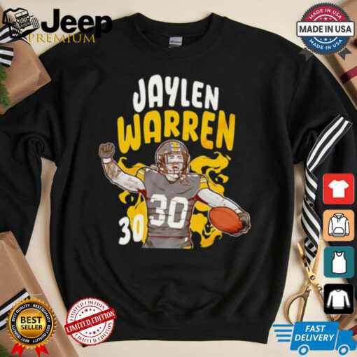 Jaylen Warren 30 Pittsburgh Steelers football graphic shirt