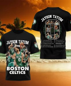 Jayson Tatum Boston Celtics 3D T Shirt