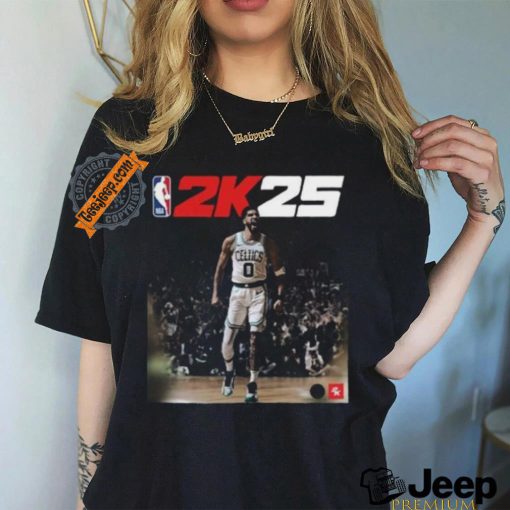 Jayson tatum is our NBA 2k25 standard cover athlete vintage T shirt