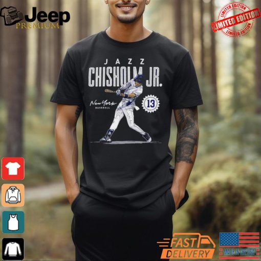 Jazz Chisholm Jr. New York Yankees 13 Swing Cartoon Shirt