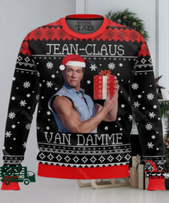 Jean Claus Van Damme Christmas Ugly Christmas Sweater