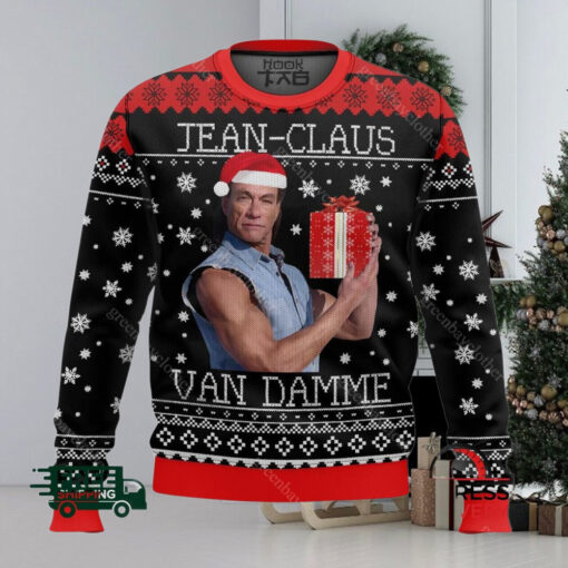 Jean Claus Van Damme Christmas Ugly Christmas Sweater