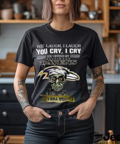 Jeff Dunham You Laugh I Laugh You Offend My Baltimore Ravens I Kill You Logo T Shirt