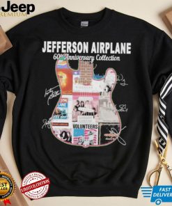 Jefferson Airplane band 60th anniversary collection guitar signatures shirt