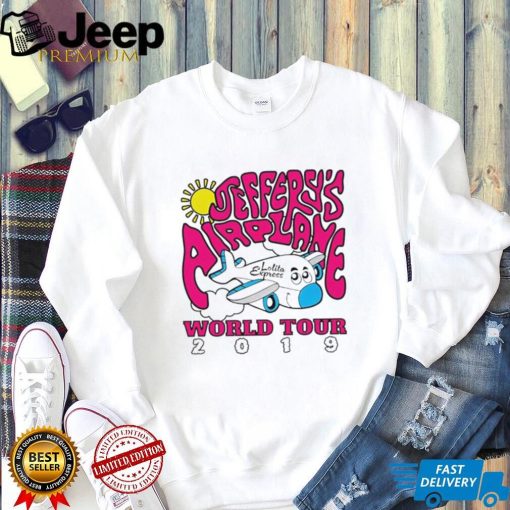 Jeffery’s airplane world tour 2019 shirt
