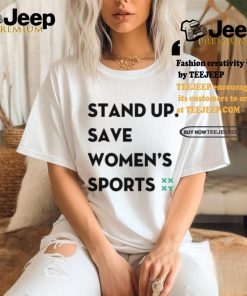 Jennifer Sey Xx Xy Athletics Stand Up Save Women’s Sports Shirt