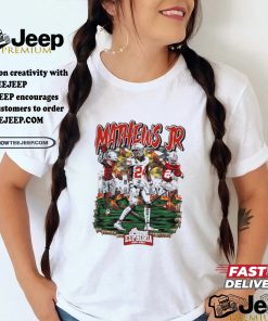 Jermaine Matthews Jr football design cartoon shirt