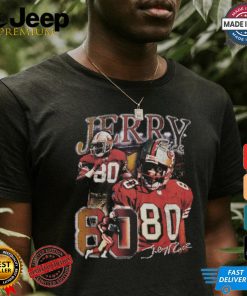 Jerry Rice Black San Francisco 49ers Legends Collage T Shirt