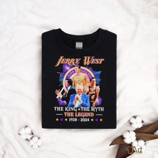 Jerry West Lakers The King The Myth The Legend 1938 2024 T Shirt