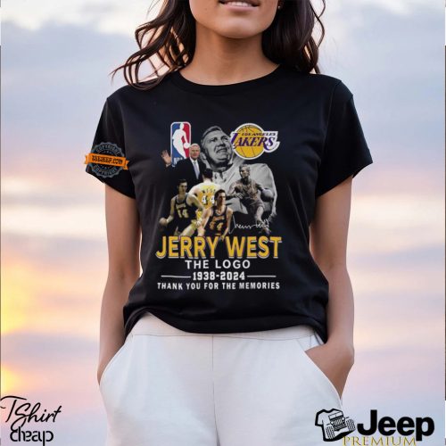 Jerry West The Logo 1938 2024 Thank You For The Memories T Shirt