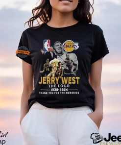 Jerry West The Logo 1938 2024 Thank You For The Memories T Shirt