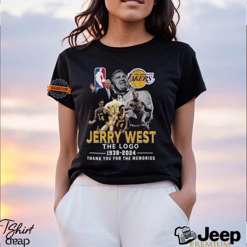 Jerry West The Logo 1938 2024 Thank You For The Memories T Shirt