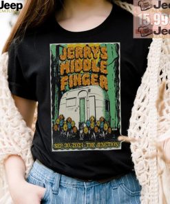 Jerry’s Middle Finger At The Junction In Mill Valley CA Sep 30 2024 Poster shirt