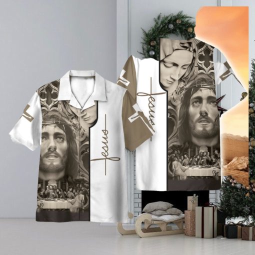 Jesus Bless America 3D Hawaiian Shirt Holiday Gift