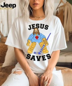 Jesus Saves Hockey Edition T Shirt