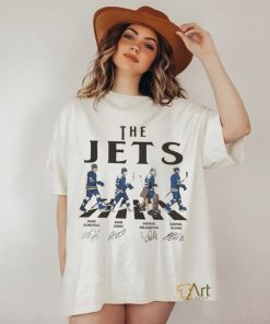 Jets Walking Abbey Road Signatures Ice Hockey Shirt