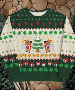 Jingle Animal Crossing Ugly Christmas Sweater