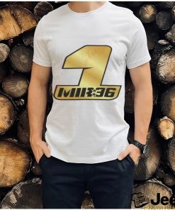 Joan Mir Gold Number 1 Classic Racing T Shirt