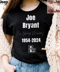 Joe Bryant In Loving Memory 1954 2024 Lasalle basketball shirt