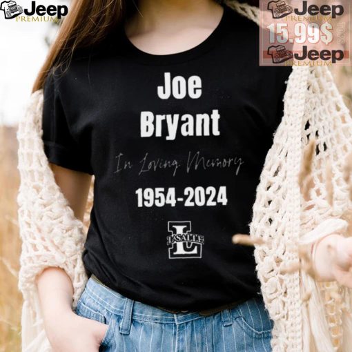 Joe Bryant In Loving Memory 1954 2024 Lasalle basketball shirt