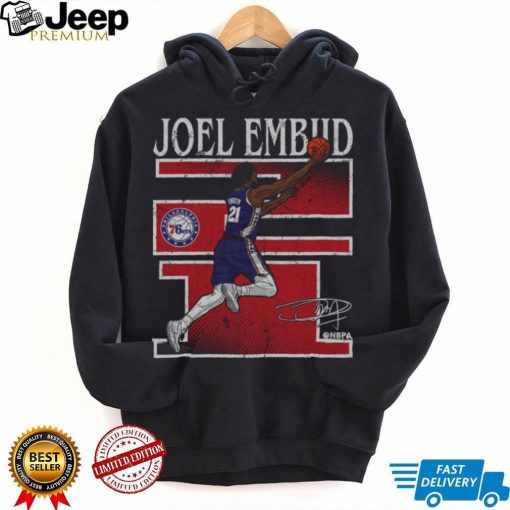 Joel Embiid Philadelphia 76ers Number WHT Shirt