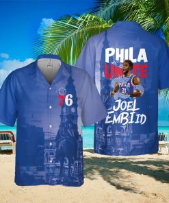 Joel Embiid Stars Player Philadelphia ers Print Casual Full Print Hawaiian Shirt