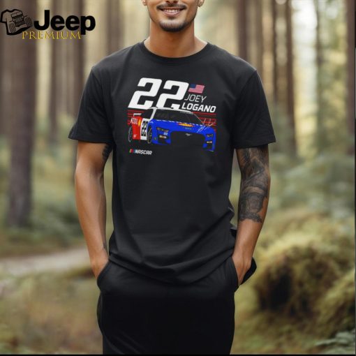 Joey Logano 22 Throwback T Shirt