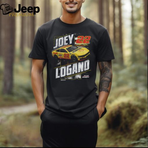 Joey Logano Team Penske Navy Patriotic Men’s T Shirt