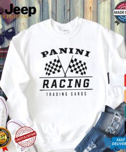 Joey Logano Wearing Panini Racing Trading Cards Shirt