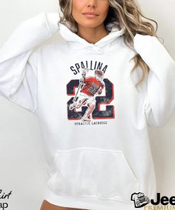 Joey Spallina 22 Syracuse Lacrosse cartoon shirt