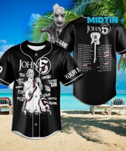 John 5 American Guitarist Custom Name Baseball Jersey