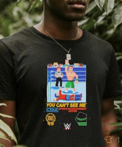 John Cena You Cant See Me 8 Bit Pixel Shirt