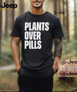 John Salley Plants Over Pills Ladies Boyfriend Shirt