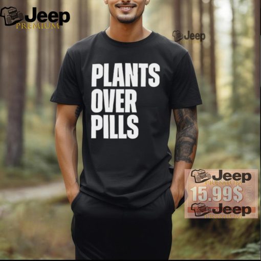 John Salley Plants Over Pills Ladies Boyfriend Shirt