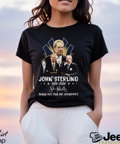 John Sterling 1989 2024 Thank You For The Memories T Shirt