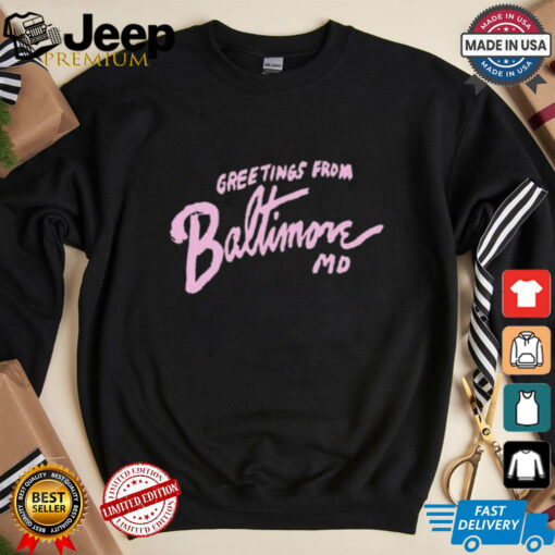 John Waters Greetings From Baltimore t shirt