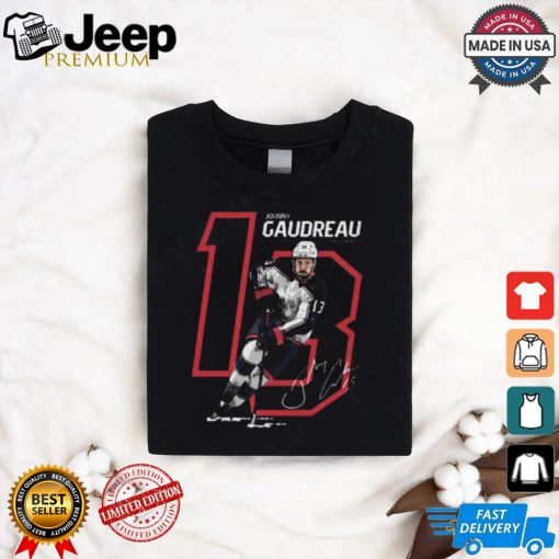 Johnny Gaudreau Columbus Offset T Shirt