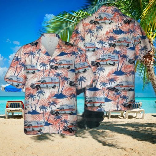 Johnson City, Tennessee, Washington County City Ems Hawaiian Shirt