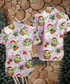 Jolly Jedi Baby Yoda Xmas Classic Hawaiian Shirts Spreading Holiday Cheer