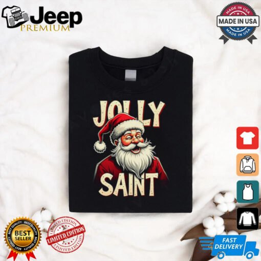 Jolly Saint Santa Claus T Shirt