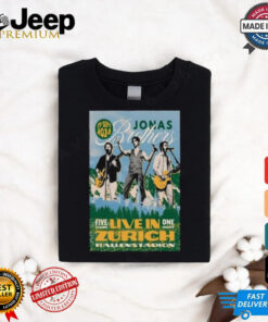 Jonas Brothers September 29 2024 Live At Zurich, Hallenstadion Concert Shirt