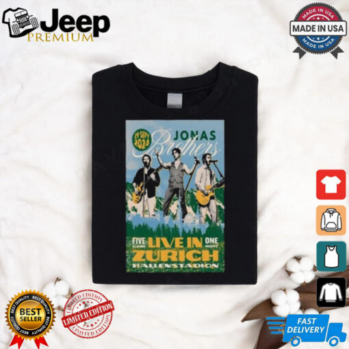 Jonas Brothers September 29 2024 Live At Zurich, Hallenstadion Concert Shirt