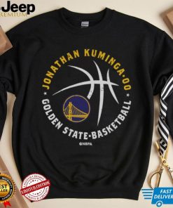 Jonathan Kuminga Golden State Warriors Player Ball WHT Shirt