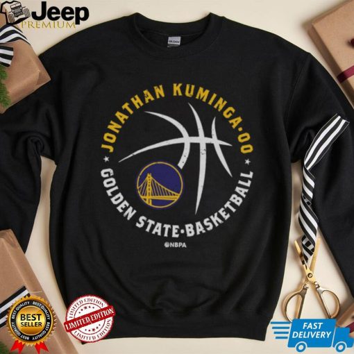 Jonathan Kuminga Golden State Warriors Player Ball WHT Shirt