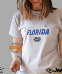 Jordan Brand Heather Gray Florida Gators Primetime Primary Stack Shirt