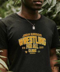 Jordan Burroughs Wrestling for all clinic camden NJ shirt