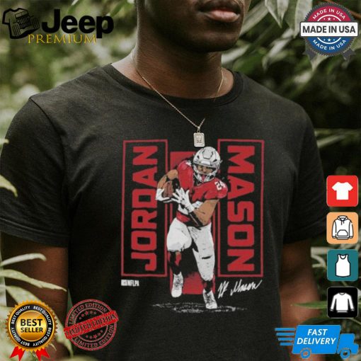 Jordan Mason San Francisco 49ers Vertical Shirt