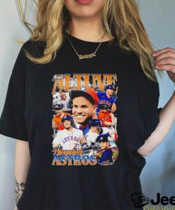 Jose Altuve Houston Astros baseball signature graphic shirt